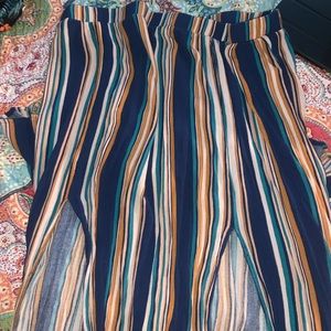 Plus size skirt with splits on the sides